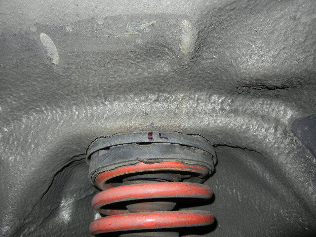 Porsche 996 Turbo rear shock mount Porsche 996 Turbo rear shock mount